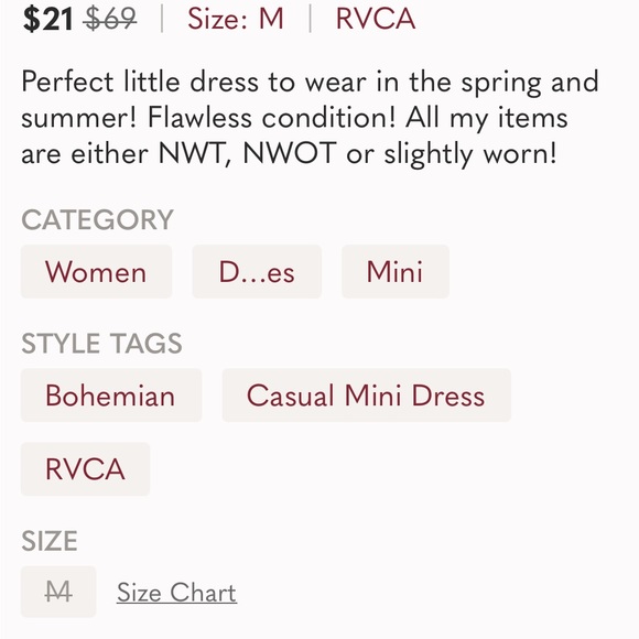 🔥AMARA DRESS BY RVCA FROM LULU’S🔥🔥HOST PICK🔥🔥🔥Size Medium - Picture 6 of 6